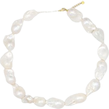 Sorelle Jewellery Zoom Exclusive Baroque Necklace - Gold/Pearls