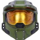 Gul - Kunstharpiks Dekorationer Halo Master Chief Helmet with Storage Green/Black/Yellow Dekorationsfigur