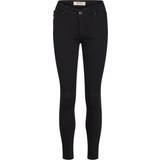 Dame - Slim - W25 Jeans Mos Mosh Victoria 7/8 Silk Touch Jeans Jeans - Black