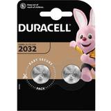 Batterier - Knapcellebatterier - Litium Batterier & Opladere Duracell 2032 2-pack