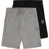 Jack & Jones Regular Fit Sweat Shorts 2-pak - Light Grey Melange (12194697)