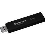 Hukommelseskort & USB Stik på tilbud Kingston IronKey D500s 8GB USB 3.2 Gen 1