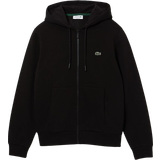 Lacoste Sort Tøj Lacoste Men's Kangaroo Pocket Fleece Sweatshirt - Black