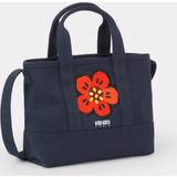 Kenzo Blå Håndtasker Kenzo Utility' Small Canvas Tote Bag Navy Blue Unisex Size One