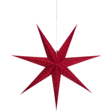 Batteridrevede - Papir Julebelysning Markslöjd Blink Red Julestjerne 75cm