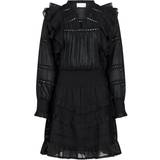 36 - Bomuld Kjoler Neo Noir Harmoni S Voile Dress - Black
