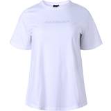 Zizzi 52 Tøj Zizzi Økologisk bomulds t-shirt hvid