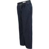 Mamalicious Blå Tøj Mamalicious Jeans 'HAMPTON' dunkelblau