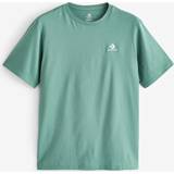Converse Bomuld Tøj Converse Go-To Embroidered Star Chevron Standard-Fit T-Shirt Green
