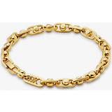 Smykker Michael Kors Astor Precious Metal-Plated Brass Link Bracelet Gold ONE