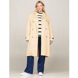 22 - Dame Frakker Tommy Hilfiger Curve Double Breasted Relaxed Trench Coat HARVEST WHEAT UK24