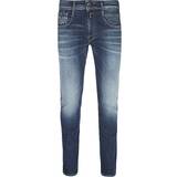 Replay Bomuld - W25 Tøj Replay Jeans Slim Fit ANBASS HYPERFLEX blau 31/L34
