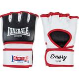 Lonsdale Kampsport Lonsdale Emory Mma Leather Combat Glove White,Black