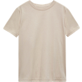 Mango Beige Tøj Mango Basis-t-shirt lys beige-Neutral