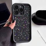 Shein Fashionable Galaxy Milky Way Pattern Thickened Protective Case for iPhone 11 Pro