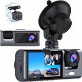 Shein Channel Dash Cam Front And Rear Inside P Dash Camera For Cars Dashcam Three Way Triple