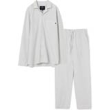 Grå - Stribede Nattøj Lexington Icon's Pajamas - Grey/White