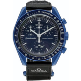 Unisex Armbåndsure Omega Swatch x Bioceramic Moonswatch Mission to Neptune (SO33N100)