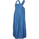 Mamalicious 48 - V-udskæring Tøj Mamalicious Patty spencer kjole blue denim