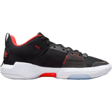 13 - Syntetisk Basketballsko Nike Jordan One Take 5 - Black/White/Anthracite/Habanero Red