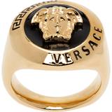 Versace Smykker Versace Gold Medusa Ring GoldBlack IT