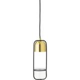 GU10 - Glas Loftlamper Bloomingville Gullak Gold/Black Pendel 10cm