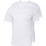 Replay Hvid Tøj Replay Herren T-Shirt 2er Pack Kurzarm V-Ausschnitt, Weiß White 010