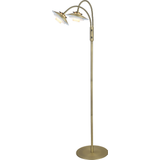 Guld - Metal Gulvlamper & Havelamper Halo Design 1123 Brass/Gold Gulvlampe 129cm