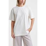 By Malene Birger 48 - Hvid Tøj By Malene Birger T-Shirt Fayeh Offwhite