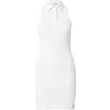 Calvin Klein Elastan/Lycra/Spandex Kjoler Calvin Klein Slim Waffle Cotton Polo Dress Grey