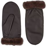 Dame - M - Skind Vanter Natures Collection Kamella Leather Gloves - Brown