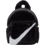 Nike Skoletasker Nike Sportswear Futura 365 Mini Faux Fur Backpack - Black/White