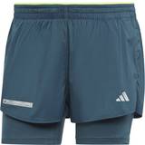 Adidas Dame Bukser & Shorts adidas Ultimate 2 in 1 Shorts - Arctic Night/Lucid Lemon