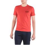 Armani Jeans Lange ærmer Tøj Armani Jeans Herren Kurzarm-T-Shirt 6ZPT52 PJ18Z C1451 Rot