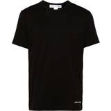 Comme des Garçons Slim Tøj Comme des Garçons Shirt Black Printed T-Shirt Black
