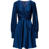 32 - Blå - Dame - Korte kjoler Swing Cocktail Dress - Blue