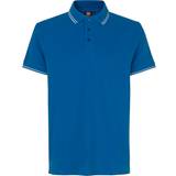 ID Stretch Contrast Polo Shirt - Azure