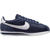 Blå - Nylon Sneakers Nike Cortez W - Midnight Navy/White