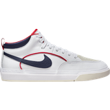 Nike Satin Sneakers Nike SB React Leo Premium - White/University Red/Midnight Navy