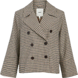 48 - Ternede - Uld Tøj Object Keily Short Jacket - Sepia
