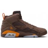 49 ½ - Nubuck Sneakers Nike Jumpman MVP M - Track Brown/White/Magma Orange