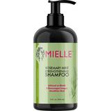 Fri for mineralsk olie - Kruset hår Shampooer Mielle Rosemary Mint Strengthening Shampoo 355ml