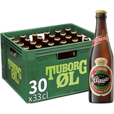 Glasflaske Øl Tuborg Classic Pilsner 4.6% 30x33 cl