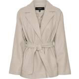 Vero Moda Kort Overtøj Vero Moda Vincebea Jacket - Grey/Oatmeal