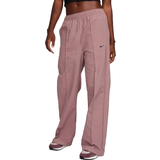 18 - Pink Bukser Nike Sportswear Everything Wovens Women's Mid-Rise Open-Hem Pants - Smokey Mauve/Black