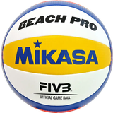 Læder Volleyballbold Mikasa BV550C Beach Pro