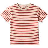 Wheat Børnetøj Wheat Fabian T-shirt red stripe