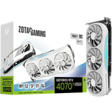 Zotac Grafikkort Zotac Nvidia RTX 4070 Ti SUPER Trinity OC White Edition HDMI 3xDP 16GB