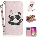 Samsung Multifarvet Covers & Etuier Samsung Panda and Hearts Pattern Case for Galaxy A70