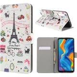 Huawei Patterned Wallet Case for Huawei P30 Lite